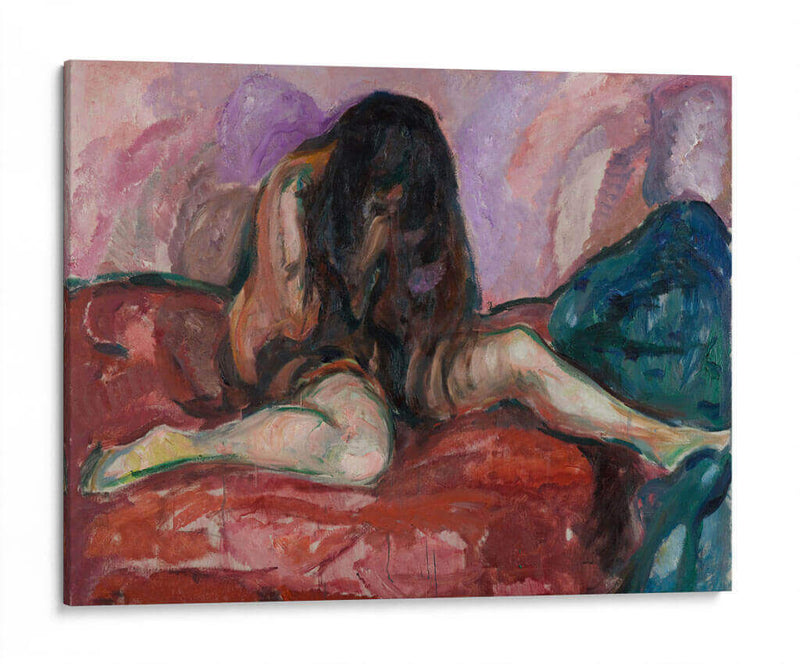 Llanto desnudo - Edvard Munch | Cuadro decorativo de Canvas Lab