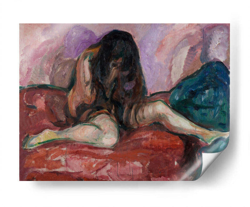 Llanto desnudo - Edvard Munch | Cuadro decorativo de Canvas Lab