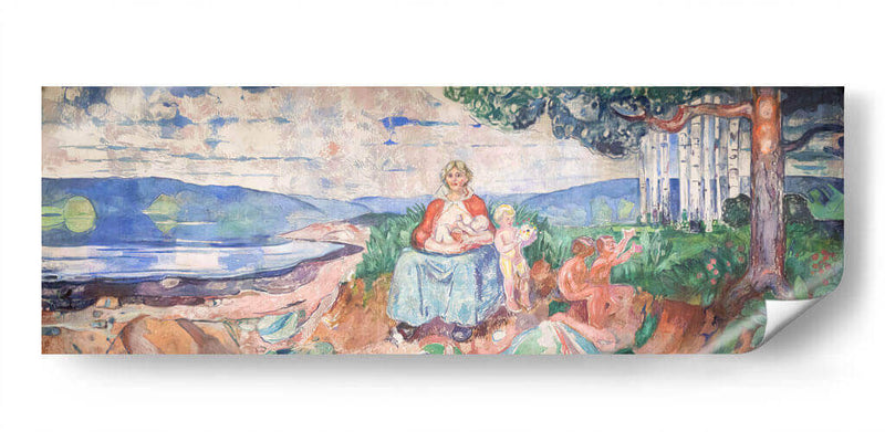 Los científicos / Alma Mater - Edvard Munch | Cuadro decorativo de Canvas Lab