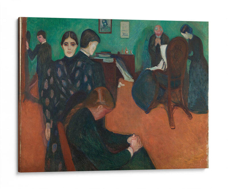 Muerte en la habitación del enfermo - Edvard Munch | Cuadro decorativo de Canvas Lab