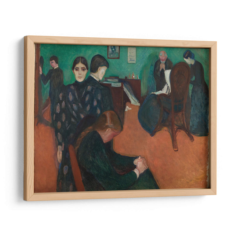 Muerte en la habitación del enfermo - Edvard Munch | Cuadro decorativo de Canvas Lab