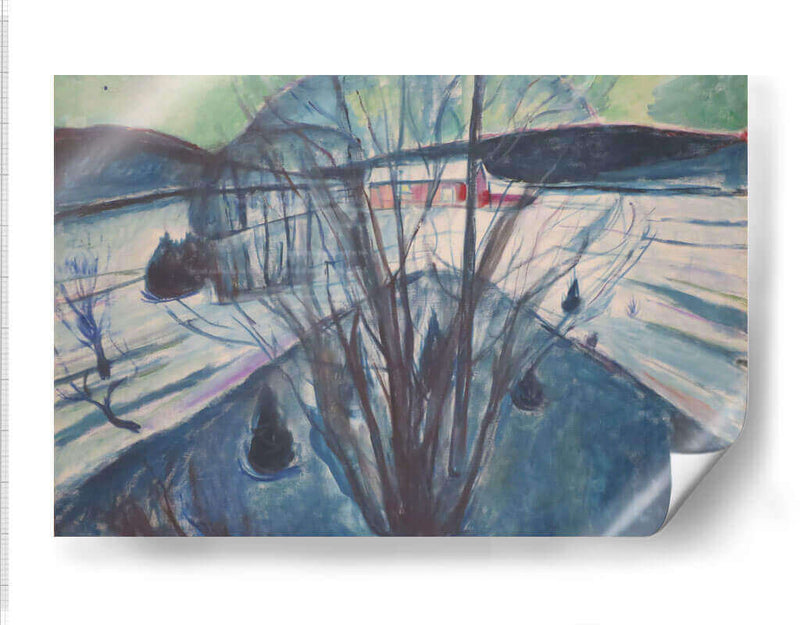 Noche de invierno, Ekely - Edvard Munch | Cuadro decorativo de Canvas Lab