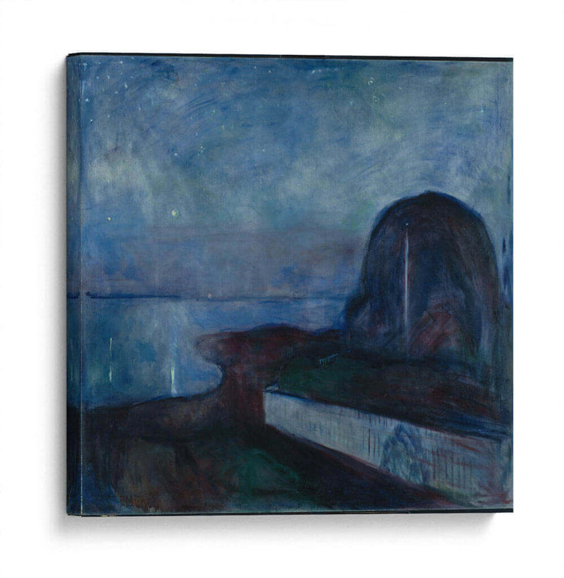 Noche estrellada I - Edvard Munch | Cuadro decorativo de Canvas Lab