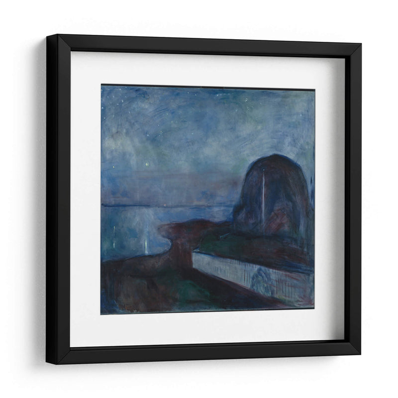 Noche estrellada I - Edvard Munch | Cuadro decorativo de Canvas Lab