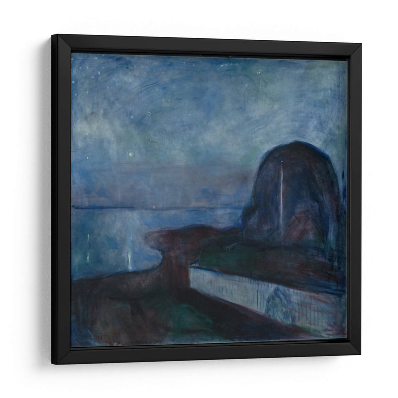 Noche estrellada I - Edvard Munch | Cuadro decorativo de Canvas Lab