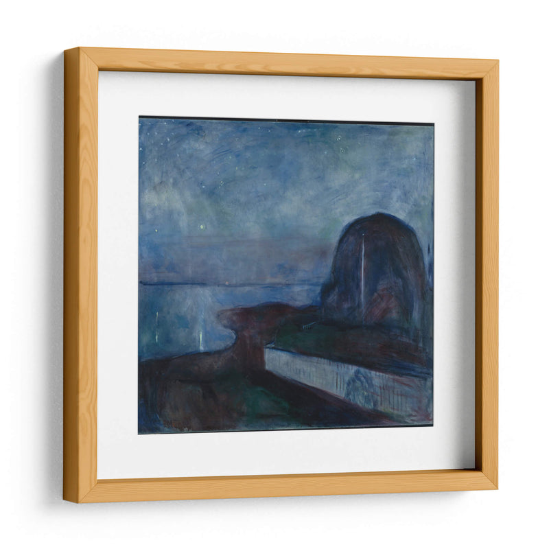 Noche estrellada I - Edvard Munch | Cuadro decorativo de Canvas Lab