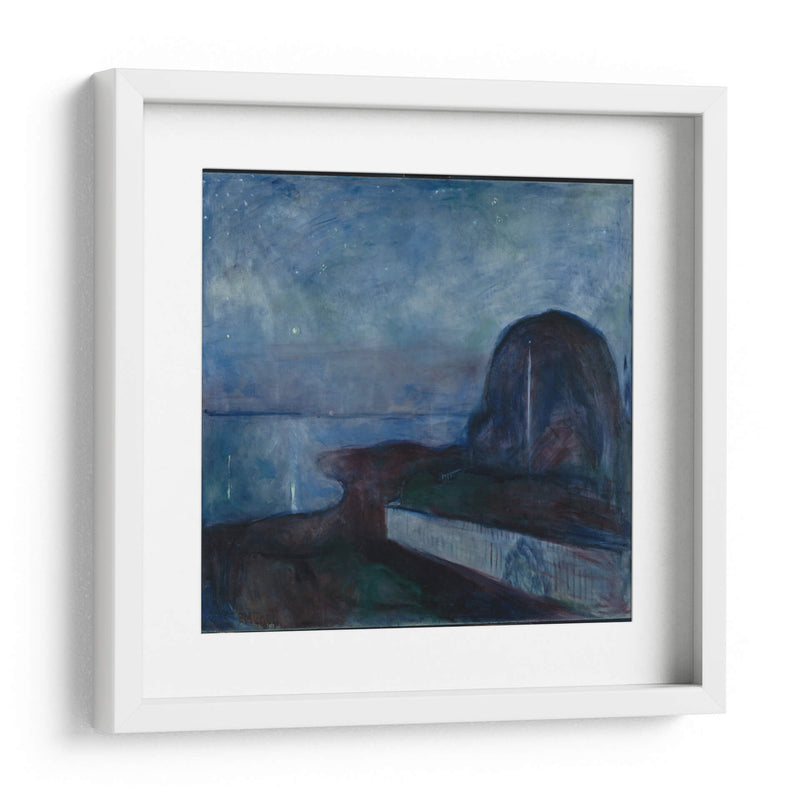 Noche estrellada I - Edvard Munch | Cuadro decorativo de Canvas Lab