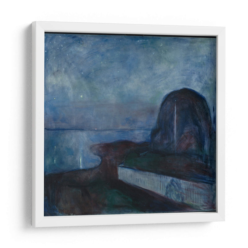 Noche estrellada I - Edvard Munch | Cuadro decorativo de Canvas Lab