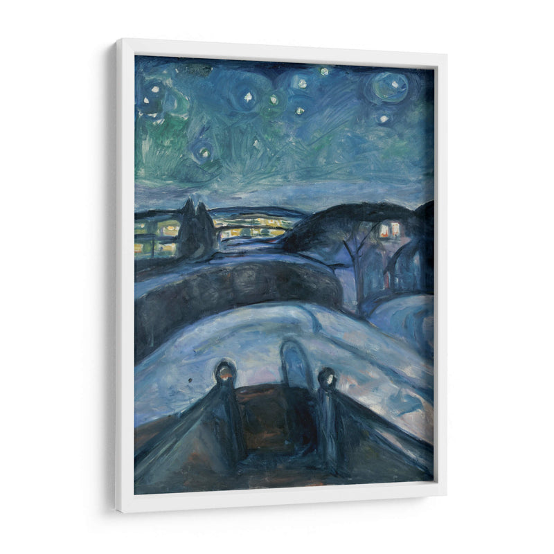 Noche estrellada II - Edvard Munch | Cuadro decorativo de Canvas Lab