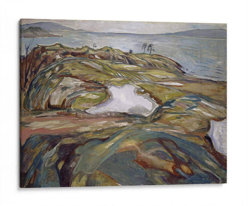 Paisaje en el mar - Edvard Munch | Cuadro decorativo de Canvas Lab