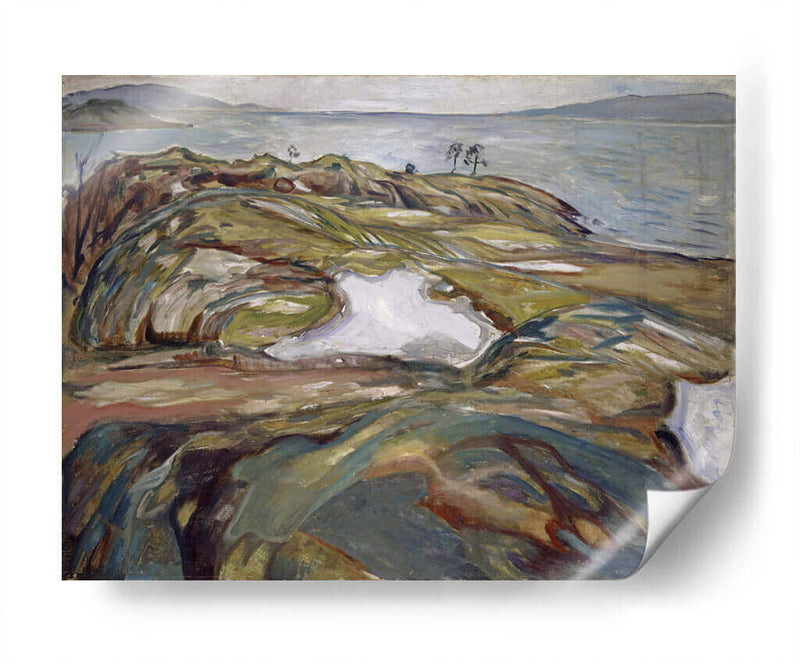 Paisaje en el mar - Edvard Munch | Cuadro decorativo de Canvas Lab