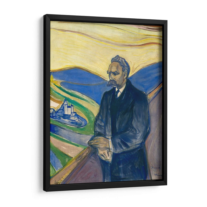 Retrato de Friedrich Nietzsche - Edvard Munch | Cuadro decorativo de Canvas Lab