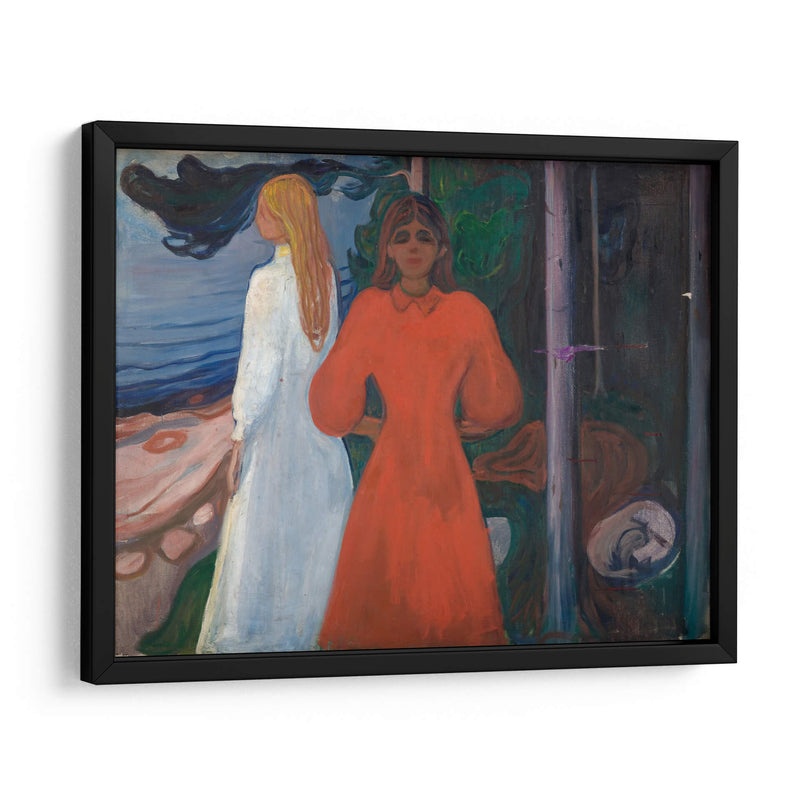 Rojo y blanco - Edvard Munch | Cuadro decorativo de Canvas Lab