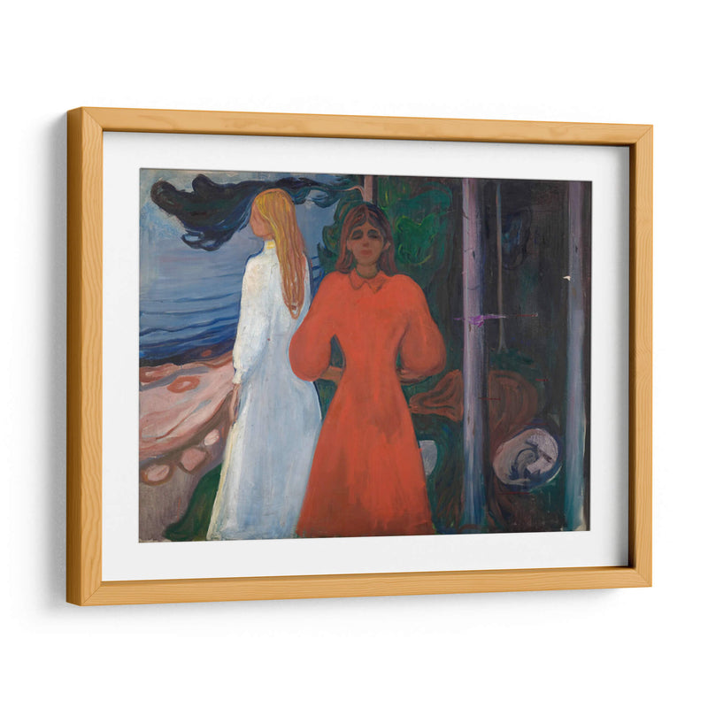 Rojo y blanco - Edvard Munch | Cuadro decorativo de Canvas Lab