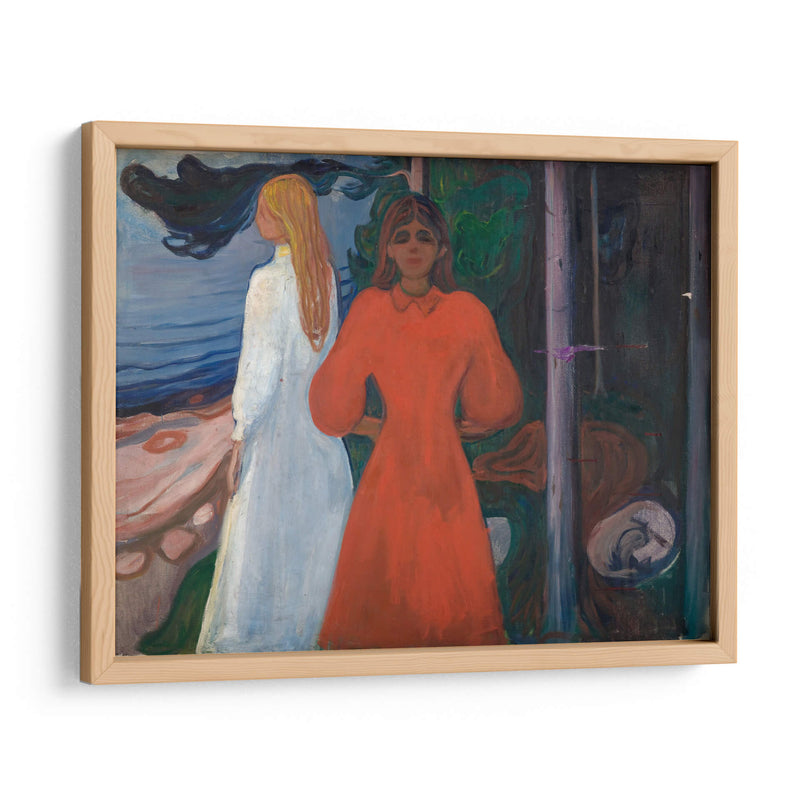 Rojo y blanco - Edvard Munch | Cuadro decorativo de Canvas Lab