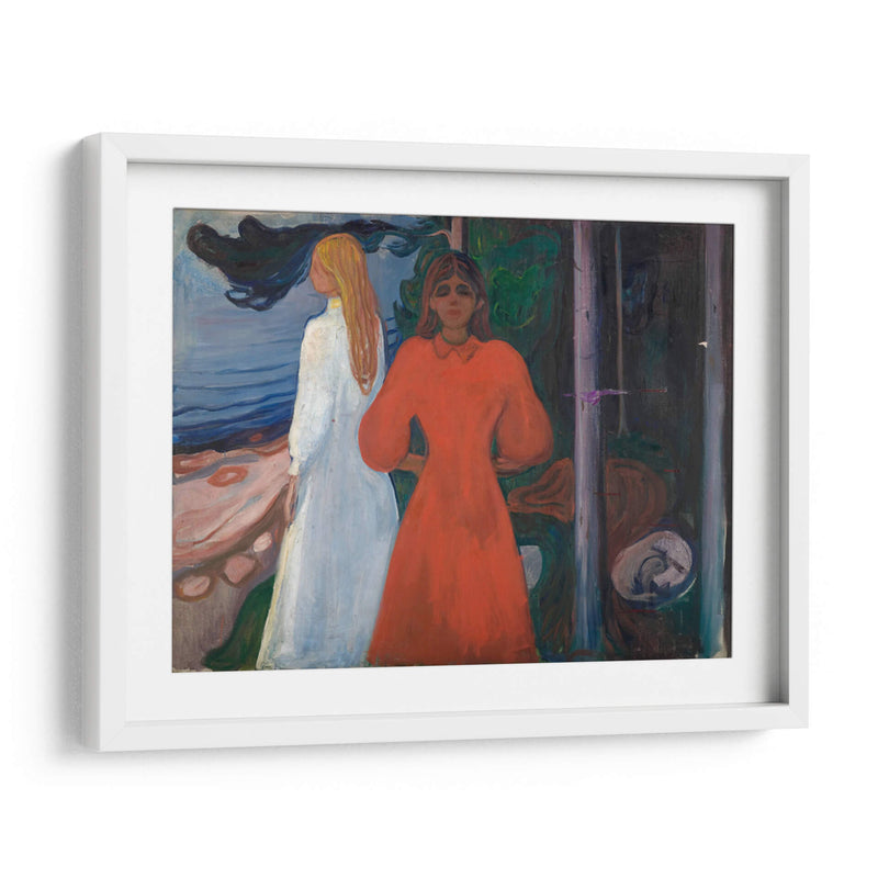 Rojo y blanco - Edvard Munch | Cuadro decorativo de Canvas Lab