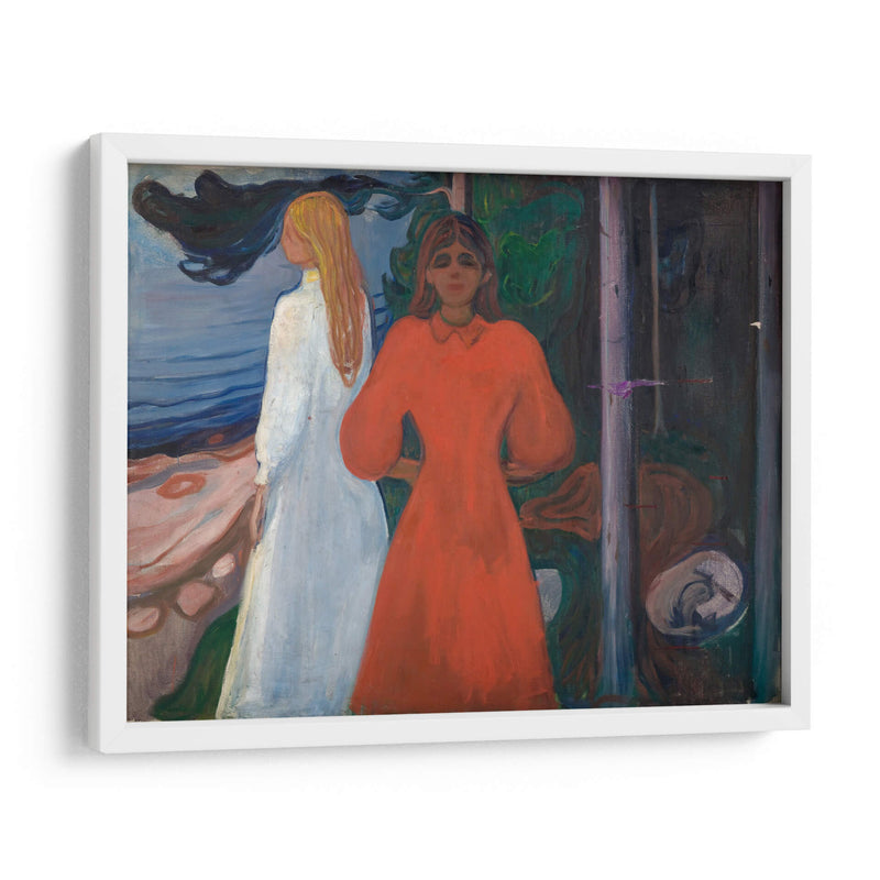 Rojo y blanco - Edvard Munch | Cuadro decorativo de Canvas Lab