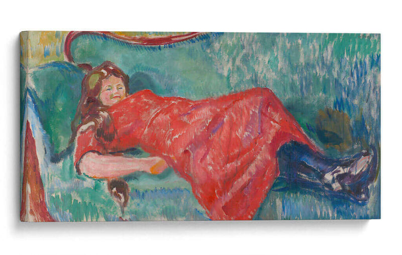 Sobre el sofa - Edvard Munch | Cuadro decorativo de Canvas Lab