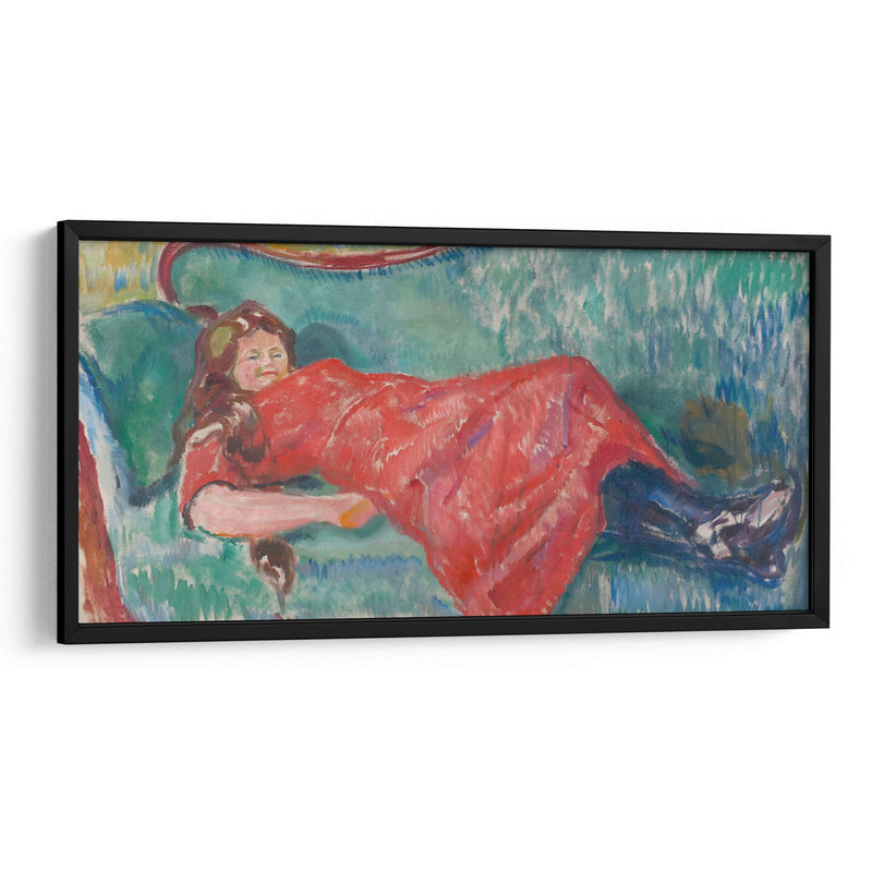 Sobre el sofa - Edvard Munch | Cuadro decorativo de Canvas Lab