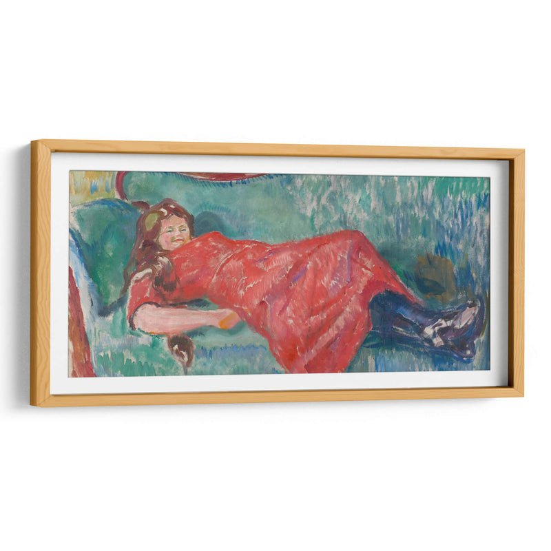 Sobre el sofa - Edvard Munch | Cuadro decorativo de Canvas Lab