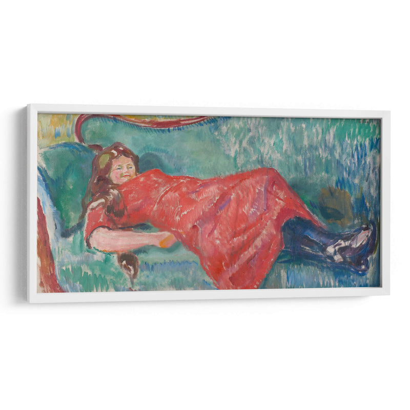 Sobre el sofa - Edvard Munch | Cuadro decorativo de Canvas Lab