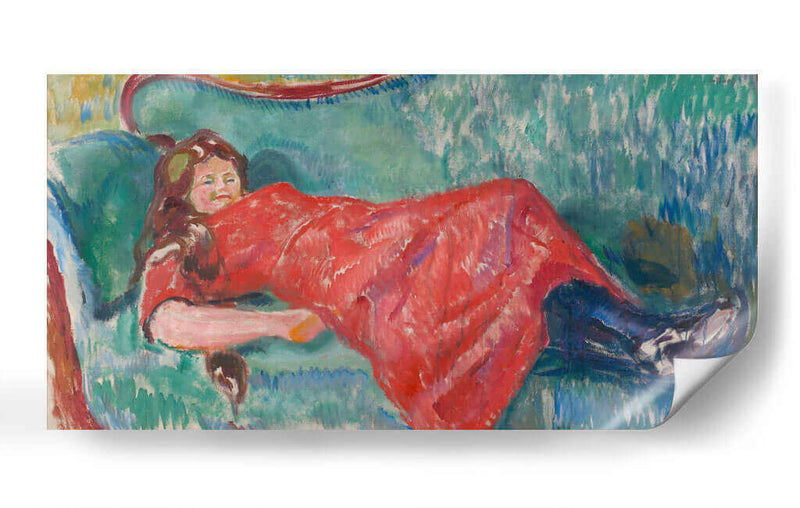 Sobre el sofa - Edvard Munch | Cuadro decorativo de Canvas Lab