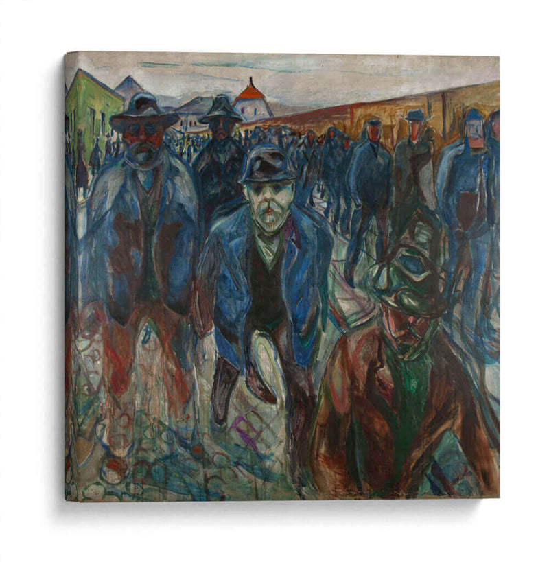 Trabajadores - Edvard Munch | Cuadro decorativo de Canvas Lab