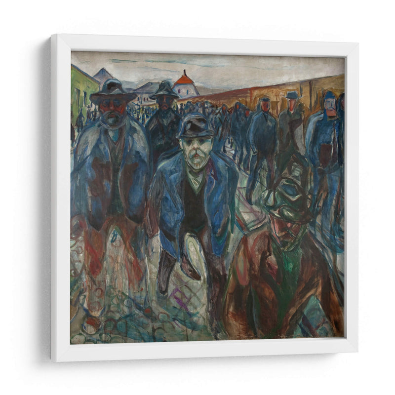 Trabajadores - Edvard Munch | Cuadro decorativo de Canvas Lab