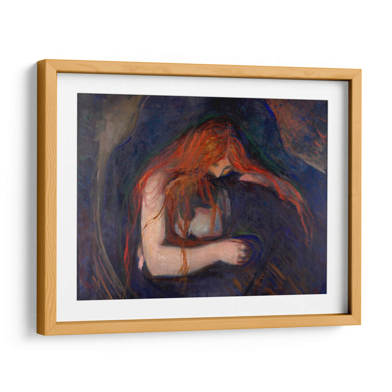 Vampiro (amor y dolor) - Edvard Munch | Cuadro decorativo de Canvas Lab