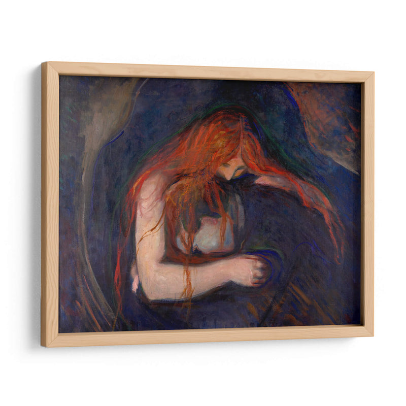 Vampiro (amor y dolor) - Edvard Munch | Cuadro decorativo de Canvas Lab