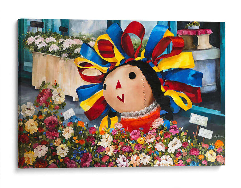 María feliz en la vendimia - Adriana Sosa | Cuadro decorativo de Canvas Lab