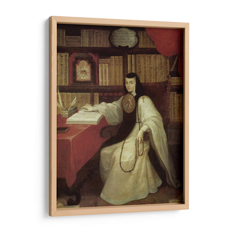 Sor Juana Inés de la Cruz - Miguel Cabrera | Cuadro decorativo de Canvas Lab