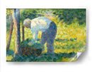 El jardinero - Georges Seurat | Cuadro decorativo de Canvas Lab