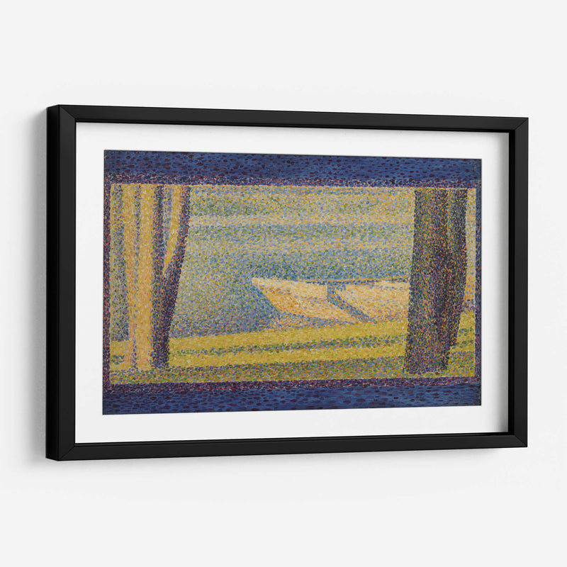 Barcos amarrados y árboles - Georges Seurat | Cuadro decorativo de Canvas Lab