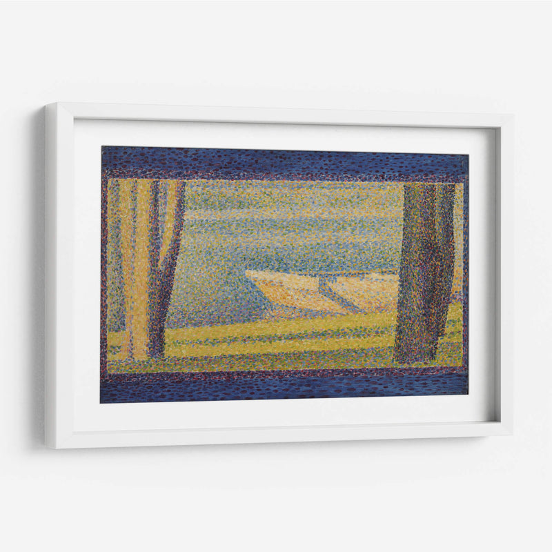 Barcos amarrados y árboles - Georges Seurat | Cuadro decorativo de Canvas Lab