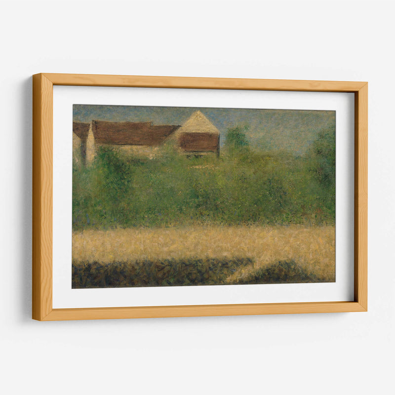 Casas y jardines - Georges Seurat | Cuadro decorativo de Canvas Lab