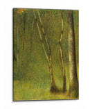 El bosque en Pontaubert - Georges Seurat | Cuadro decorativo de Canvas Lab