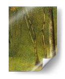 El bosque en Pontaubert - Georges Seurat | Cuadro decorativo de Canvas Lab