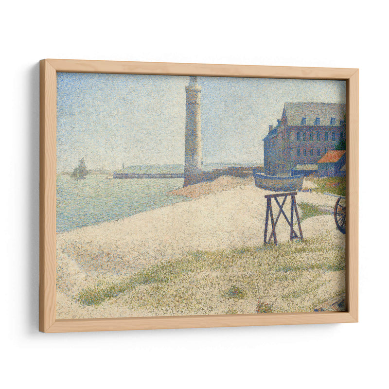 El faro en Honfleur - Georges Seurat | Cuadro decorativo de Canvas Lab