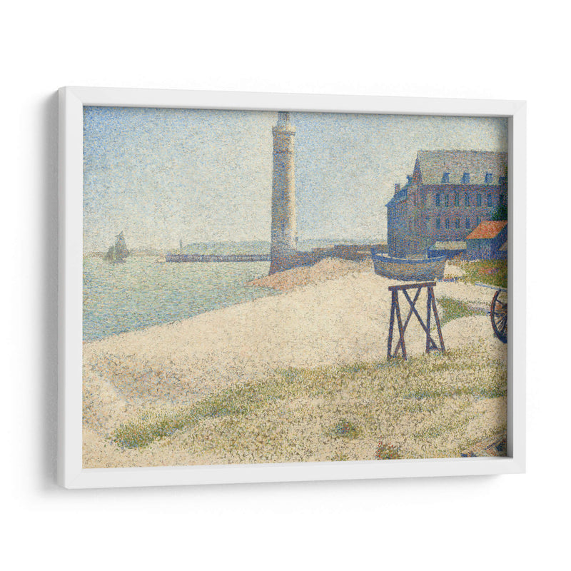 El faro en Honfleur - Georges Seurat | Cuadro decorativo de Canvas Lab