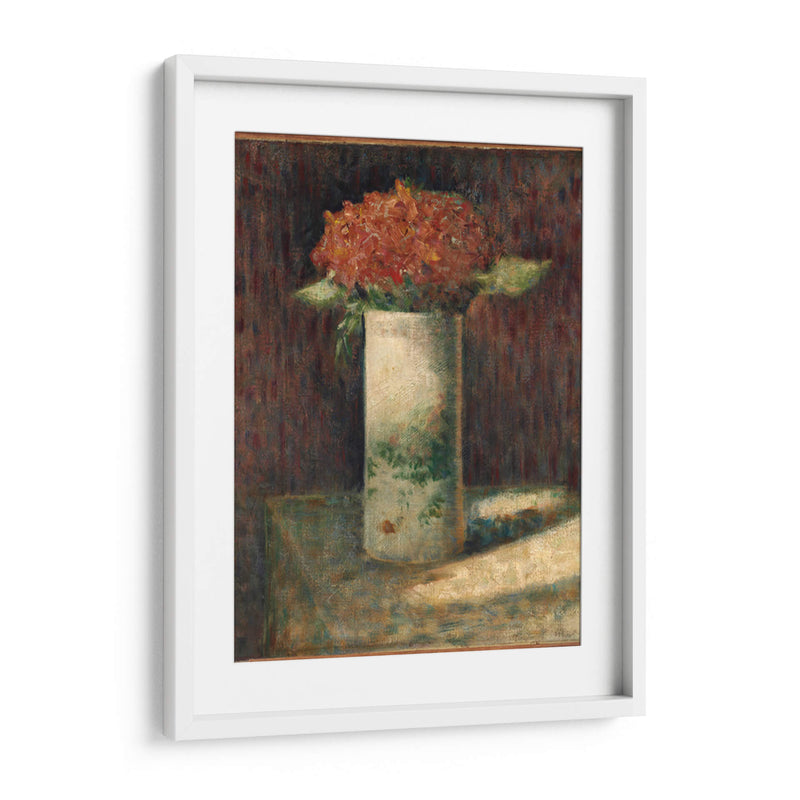 Jarrón de flores - Georges Seurat | Cuadro decorativo de Canvas Lab