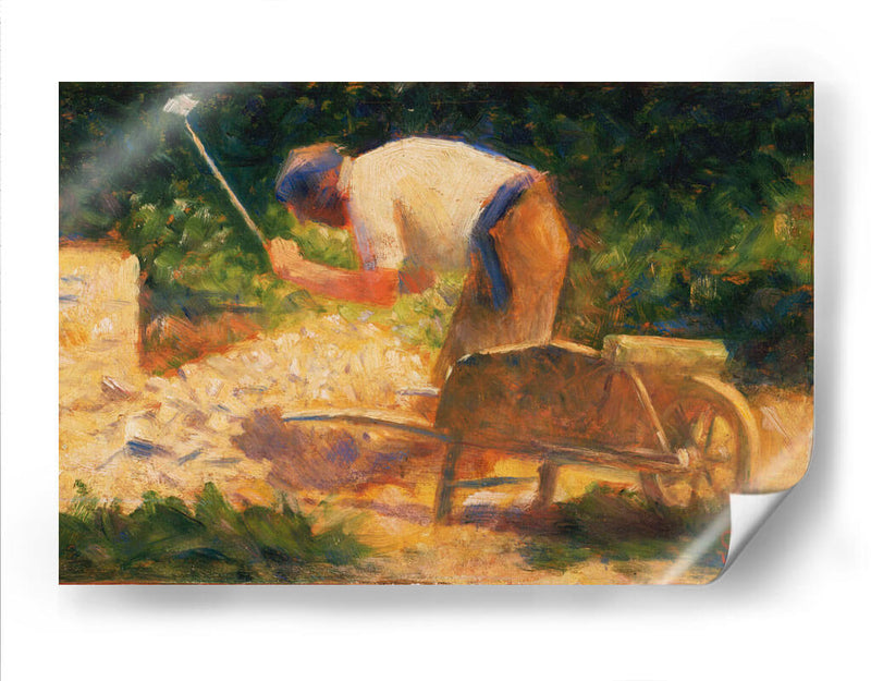 El picapedrero - Georges Seurat | Cuadro decorativo de Canvas Lab