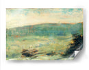 Paisaje en Saint-Ouen - Georges Seurat | Cuadro decorativo de Canvas Lab