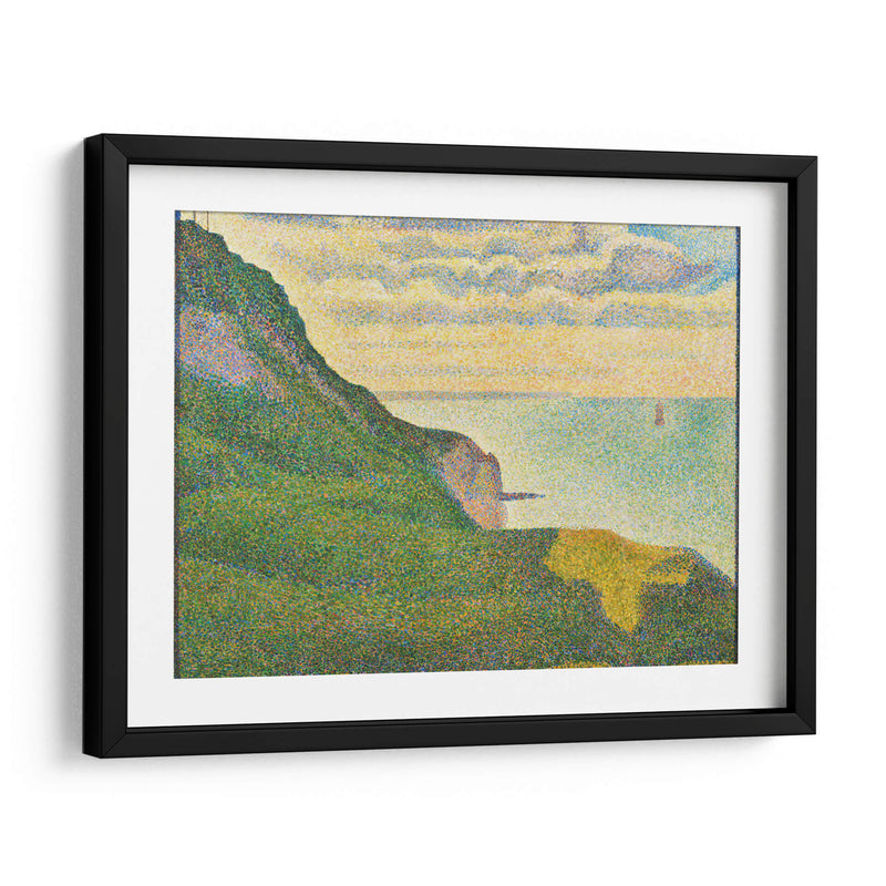 Paisaje marino en Port-en-Bessin, Normandía - Georges Seurat | Cuadro decorativo de Canvas Lab