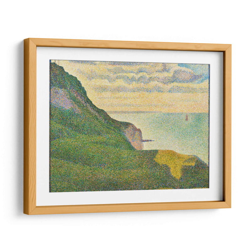 Paisaje marino en Port-en-Bessin, Normandía - Georges Seurat | Cuadro decorativo de Canvas Lab