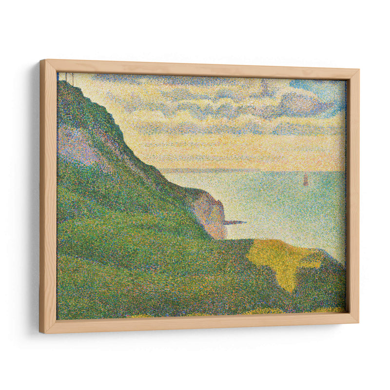 Paisaje marino en Port-en-Bessin, Normandía - Georges Seurat | Cuadro decorativo de Canvas Lab