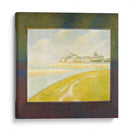 Vista de Le Crotoy desde aguas arriba - Georges Seurat | Cuadro decorativo de Canvas Lab