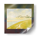 Vista de Le Crotoy desde aguas arriba - Georges Seurat | Cuadro decorativo de Canvas Lab
