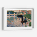 Vista del Sena - Georges Seurat | Cuadro decorativo de Canvas Lab