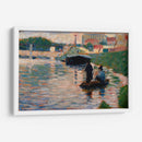 Vista del Sena - Georges Seurat | Cuadro decorativo de Canvas Lab